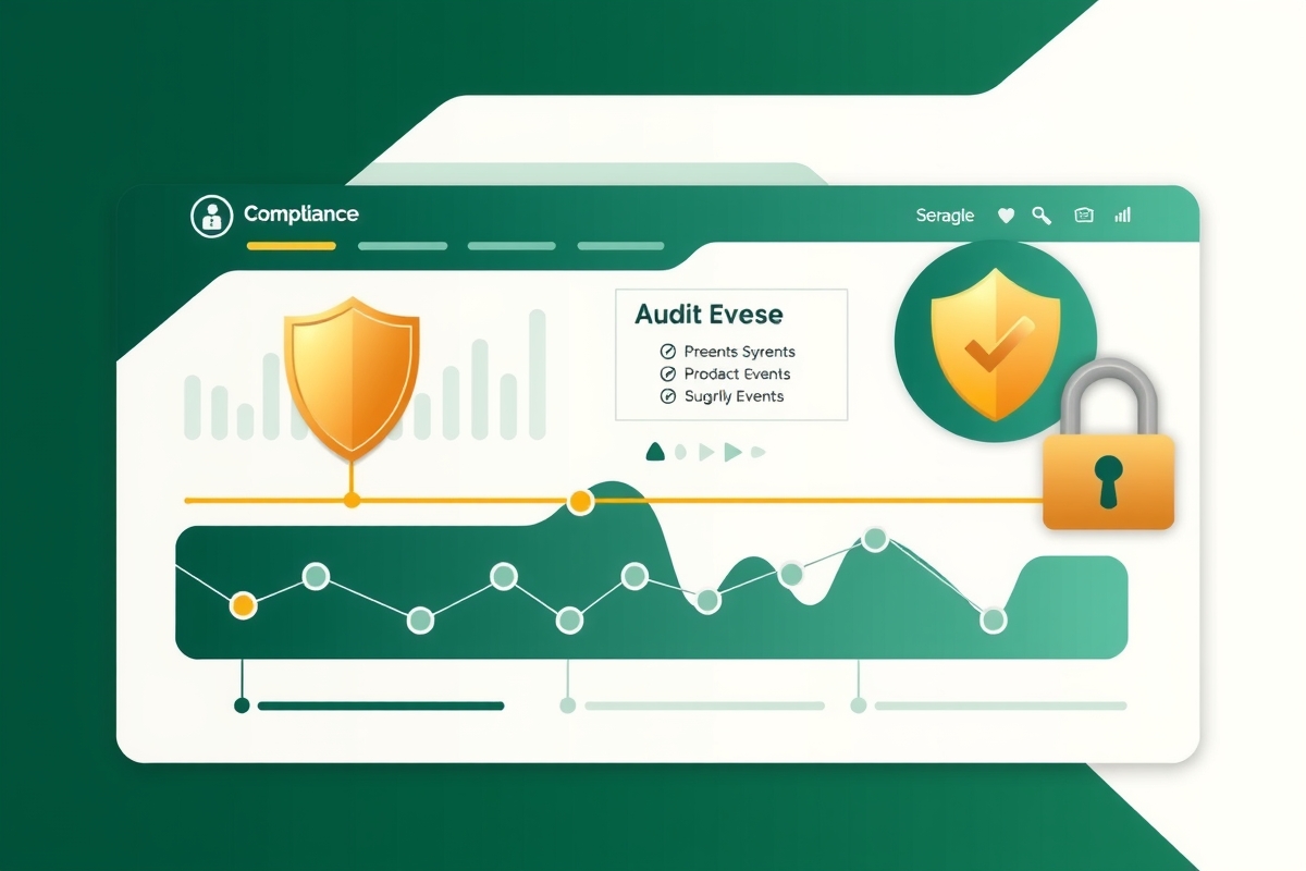 Illustratie van compliance cockpit en audit trail